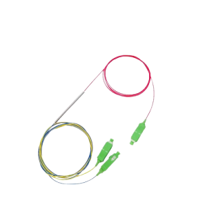 Tube Type 1x2 FTTH Fiber Optic Splitter