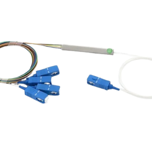 Tube Type 1x4 FTTH Fiber Optic Splitter
