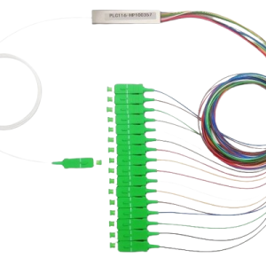 Tube Type 1x16 FTTH Fiber Optic Splitter